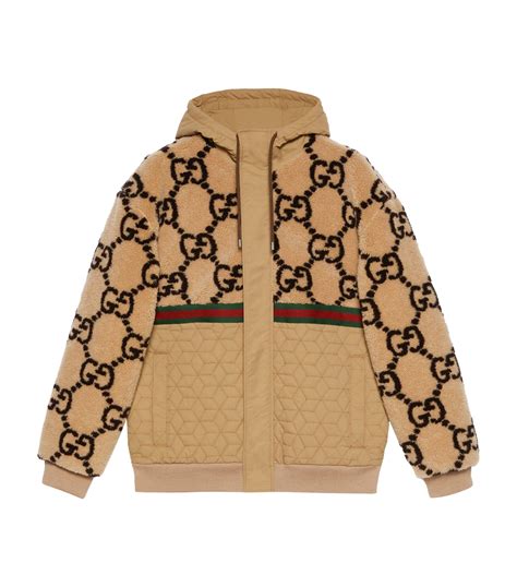 gucci jacquard jacket replica|gucci cropped jacket.